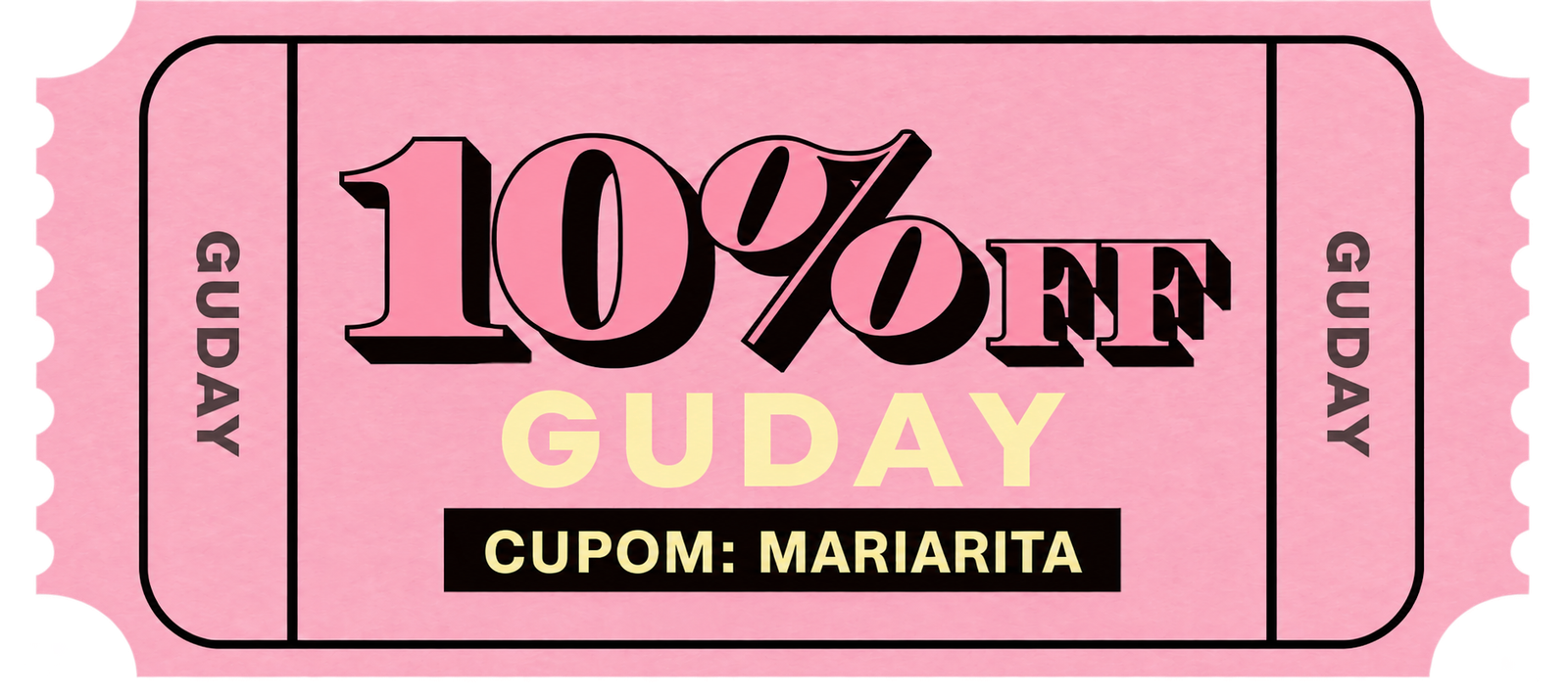 Guday — cupom de 10% de desconto: MARIARITA